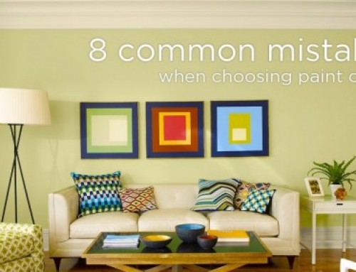 8 Mistakes People Make Choosing a Paint Colour