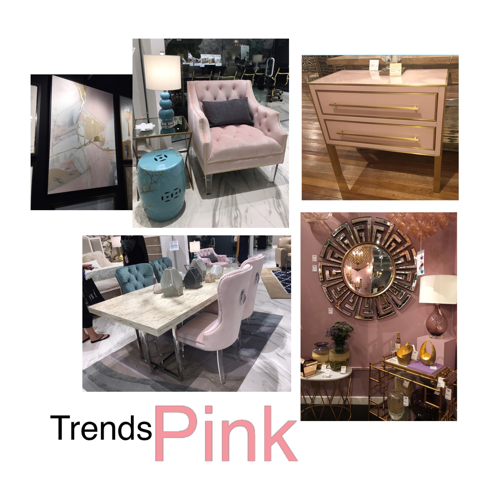 Outloud Pink Furnishings found at the LVMKT2017