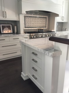 Kitchen Design End of Island by Interior Designer Shelley Scales Vancouver